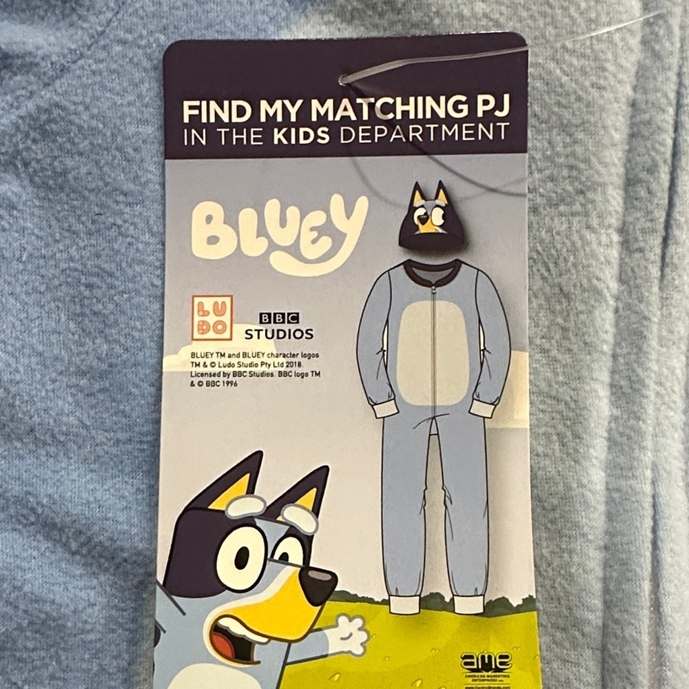 Bluey Kids Pajama Set - Blue - Picture 2 of 7